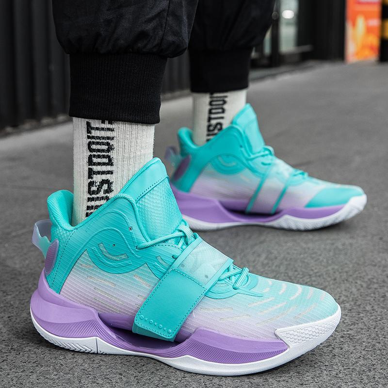 Kt8 Basketball Shoes Men'S Luminous Blade 2 Professional Practical Sneakers Children'S Sports Running Shoes For Students 7 Flash Strike 9 - Image 1