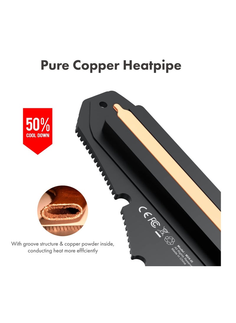 Excefore - PS5 Dust-Proof Heatsink, SSD Heatsink for Playstation 5 Internal PCIe M.2 NVMe Gaming Memory, Magnesium Aluminum Alloy Designed with Pure Copper Strip - Image 1