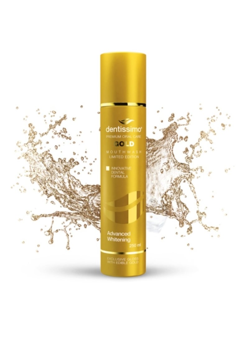 Dentissimo  ADVANCED WHITENING GOLD MOUTHWASH - Image 1