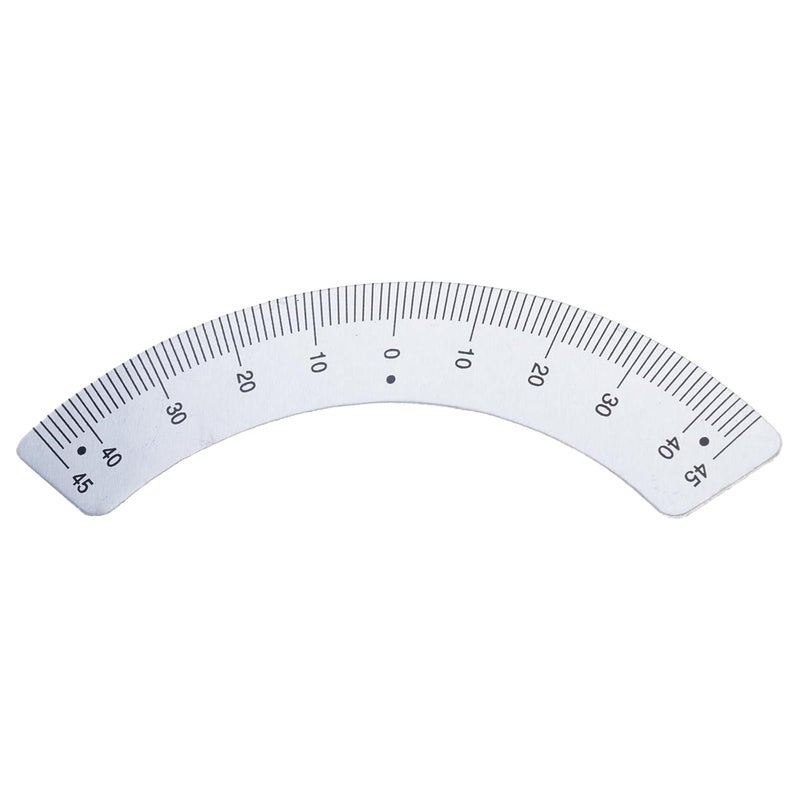 Upgraded Angles Plate Scale Ruler Stainless Steel Gauge 45-0-45 Woodworking Tool Shape Ruler 100mm / 132mm Strong Measuring Gauging Tools Caliper - Image 1