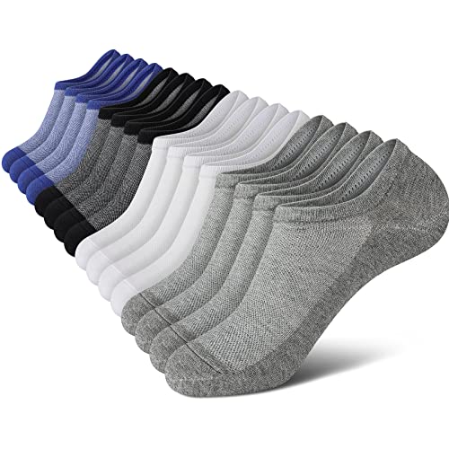wernies No Show Men Socks, Low Cut Ankle Sock, Men Short Socks Casual Cotton Socks Size 11-13 - Image 1