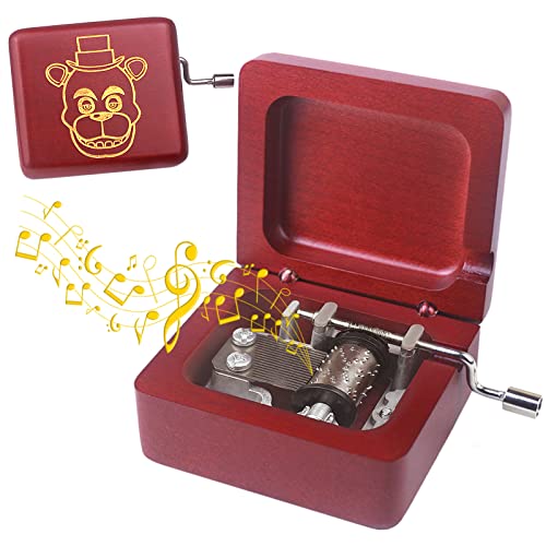 ROSIKING Wooden Music Box Hand Crank Classic Antique Carved Musical Boxes Christmas Birthday Valentine's Day Gifts Plays Toreador - Image 1