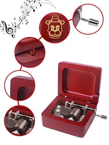 ROSIKING Wooden Music Box Hand Crank Classic Antique Carved Musical Boxes Christmas Birthday Valentine's Day Gifts Plays Toreador - Image 2