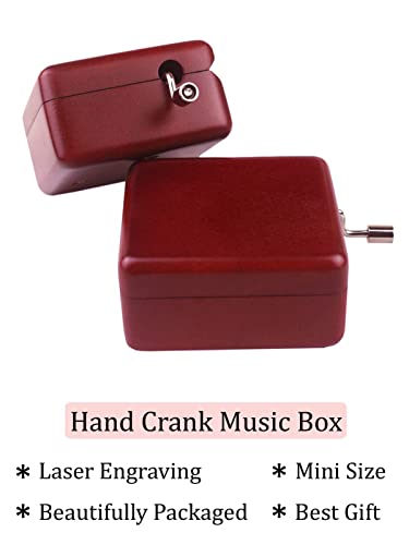 ROSIKING Wooden Music Box Hand Crank Classic Antique Carved Musical Boxes Christmas Birthday Valentine's Day Gifts Plays Toreador - Image 5