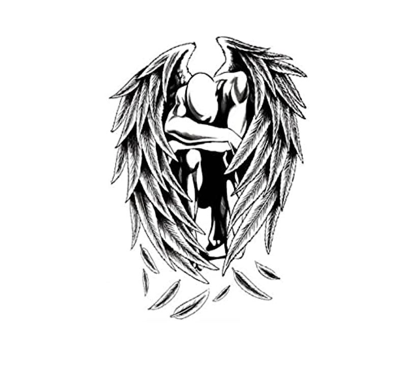 Full Back Large Tattoo Sticker Waterproof Lasting Tattoo Arm Totem Tattoo Sticker