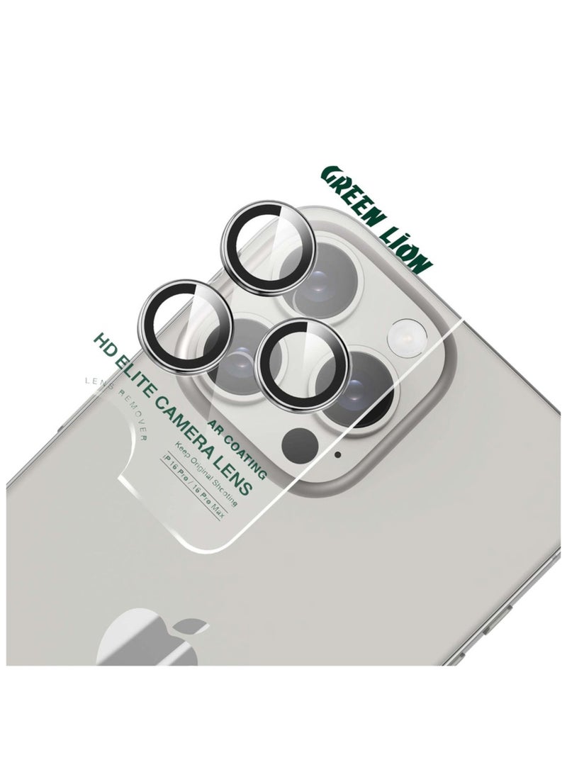 GreenLion - Green Lion HD Elite Camera Lens for iPhone 16 Pro/ 16Pro Max - Natural Titanium - Image 1