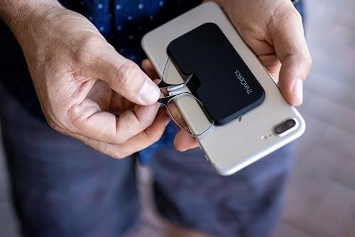 ThinOptics unisex-adult Reading Glasses + Black Universal Pod Case | Purple Frames, 2.00 Strength Readers Purple Frames / Black Case, 44 mm - Image 3