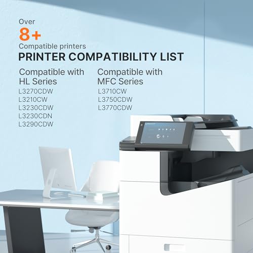 E-Z Ink TN227 Compatible Toner Cartridge Replacement for TN-227BK/C/M/Y High Yield Brother TN227 TN227BK TN223 to use with HL-L3270CDW HL-L3230CDW HL-L3210CW HL-L3290CDW MFC-L3710CDW (4 Pack) - Image 4