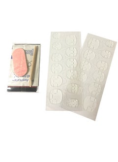 BLOOMING TIME 20-Piece Full Cover Fake Nails dark red  - Image 3