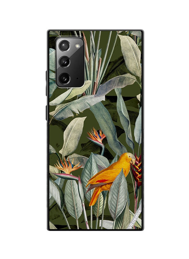 VR CREATIVE Protective Case Cover For Samsung Galaxy Note20 5G Green Jungle Design Multicolour - Image 1