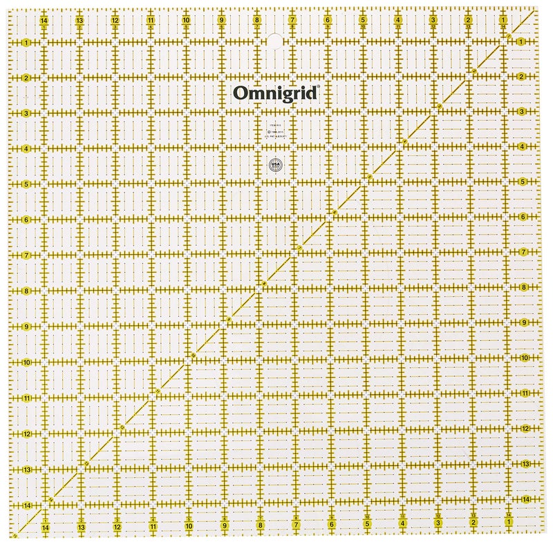 Omnigrid 15" x 15" Square Quilting and Sewing Ruler - Image 5