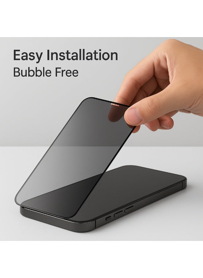 Yesido TG27 Privacy Glass Screen Protector for iPhone 17 Pro Max – 9H Anti-Break with 28° Privacy Angle - Image 4