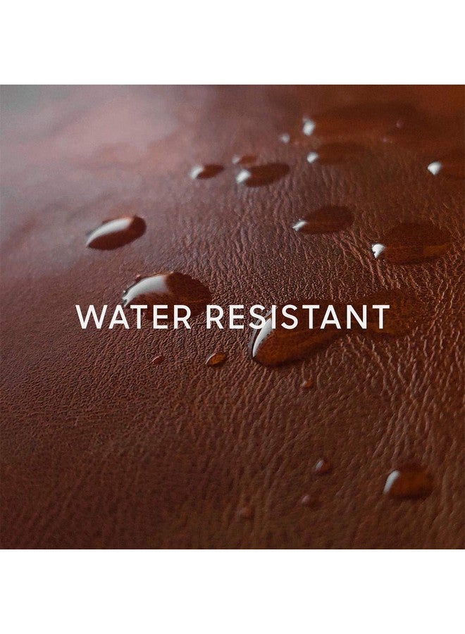 DailyObjects DailyObjects Large Premium Vegan Leather Desk Mat|Anti-Skid|Anti-Slip|85*45cm|Reversible Desk spread Turf Desk/Laptop Mat for Work from Home/Office/Gaming- Extended mouse pad and keyboard desk pad-Tan - Image 4