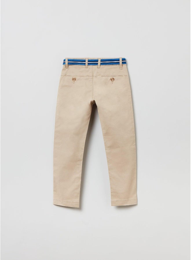 OVS Chino Trousers With Belt - Image 2