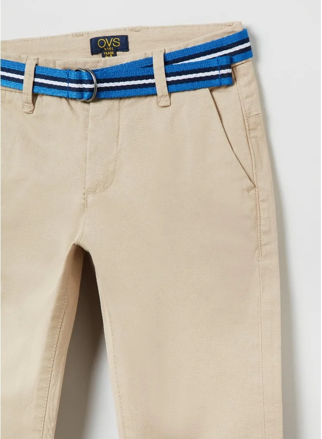 او في اس OVS Chino Trousers With Belt