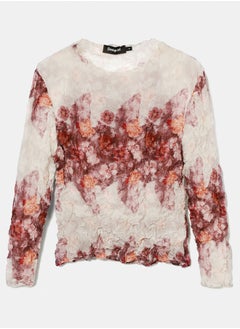 DESIGUAL Textured floral blouse  - Image 5