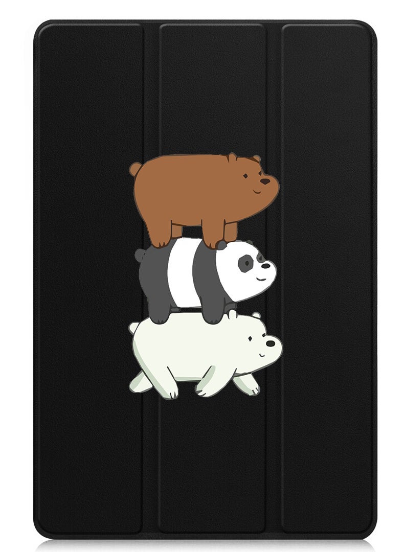 Theodor Protective Flip Case For Xiaomi Pad 7 & Xiaomi Pad 7 Pro With Trifold Stand Auto Wake Sleep Shockproof Cover - Three Panda-01 - Image 1
