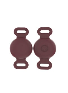 Suitable For Anti-loss Device Apple Locator Silicone Protective Case Airtag Protective Case All-inclusive Waterproof-Color:Coffee Color OPP Waterproof Cover-Applicable Model:Depth Waterproof Airtag Protective Sleeve M Code