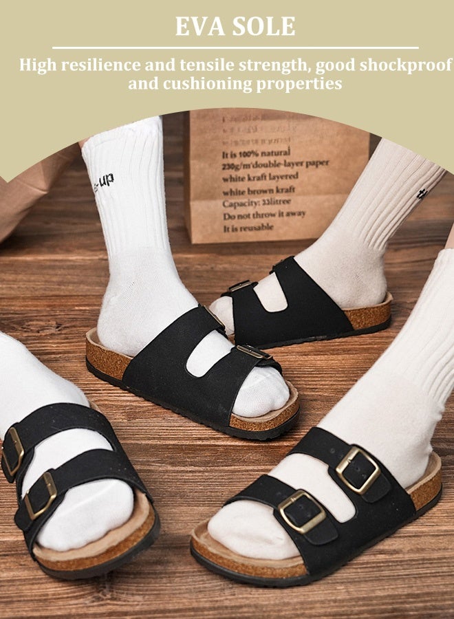 RUIZU Comfortable summer slipper made of suede with a soft sole - Image 4