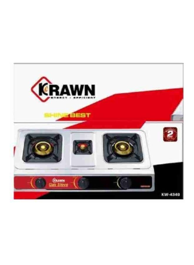 3 Burner Gas Stove 4340 Silver
