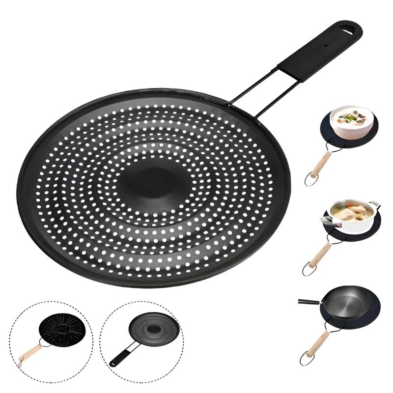 Heat Diffuser-a base for heat distribution, prevents hot points and burning them on gas and electricity stoves, ideal for thin foods, an essential kitchen tool for home cooks (4pcs round shape) - Image 2