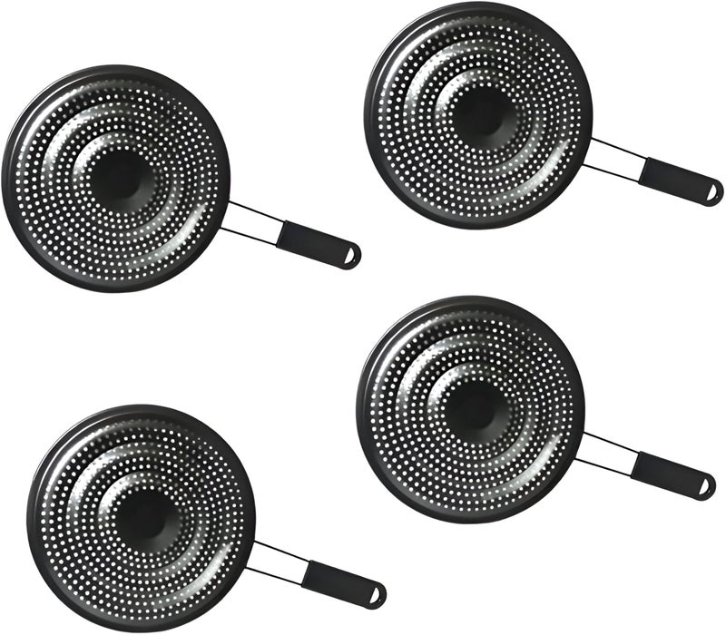 Heat Diffuser-a base for heat distribution, prevents hot points and burning them on gas and electricity stoves, ideal for thin foods, an essential kitchen tool for home cooks (4pcs round shape) - Image 1