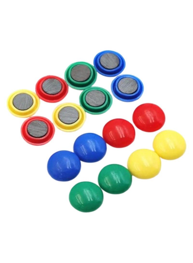 مارك 40 قطعة مغناطيس ثلاجة صغيرة 4 سم مغناطيس خزانة الثلاجة الزخرفية الملونة لللوحة البيضاء مطبخ المكتب والخريطة - Image 2