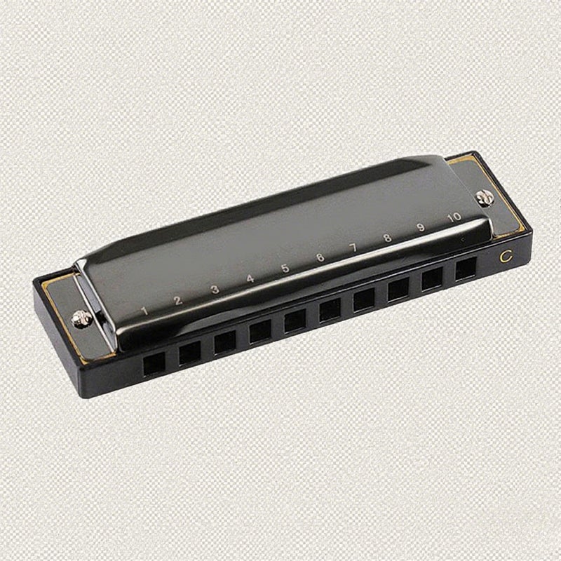 SW1020-7 مبيك هووكيه دياتونية بلوز بـ 10 فتحات و 2 نغمة، بمفتاح C، مع حقيبة ABS، هووكيه أداء قياسية للمبتدئين والأطفال والطلاب والبالغين والمهنيين - Image 1