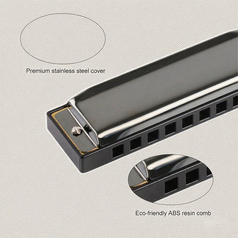 SW1020-7 مبيك هووكيه دياتونية بلوز بـ 10 فتحات و 2 نغمة، بمفتاح C، مع حقيبة ABS، هووكيه أداء قياسية للمبتدئين والأطفال والطلاب والبالغين والمهنيين - Image 3