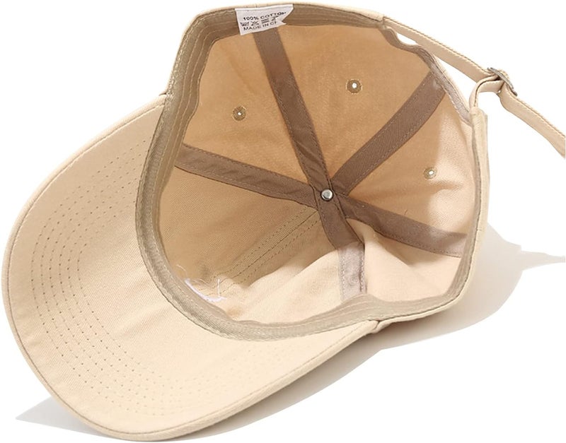 Umeepar Smile Face Baseball Cap for Women Men Adjustable Low Profile Unstructured Cotton Dad Hat - Image 5