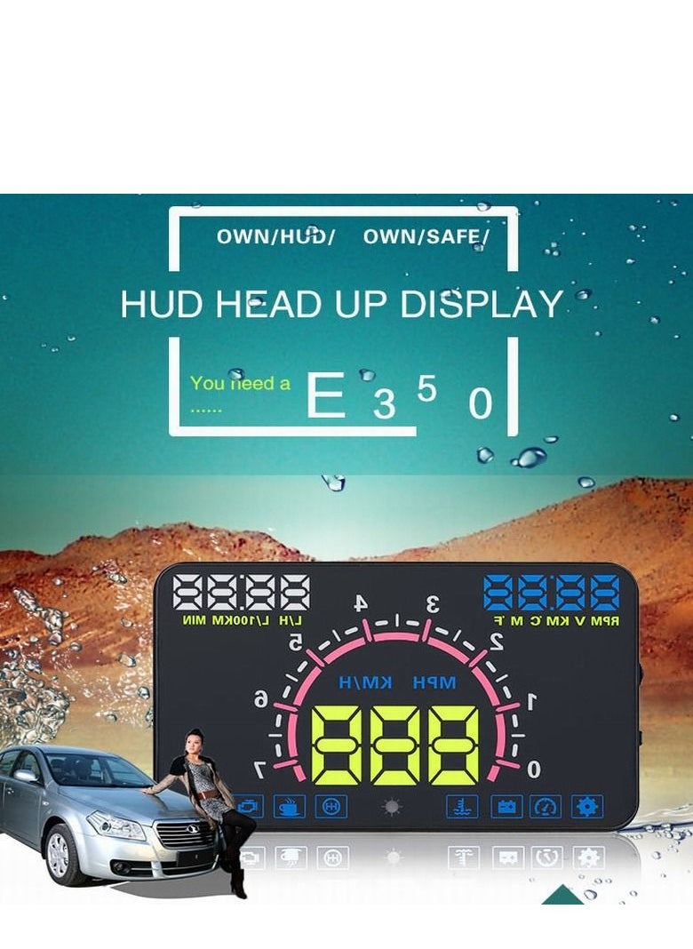 GULFLINK GULFLINK Head Up Display(HUD) Vehicle Speed Meter E350  - Image 2