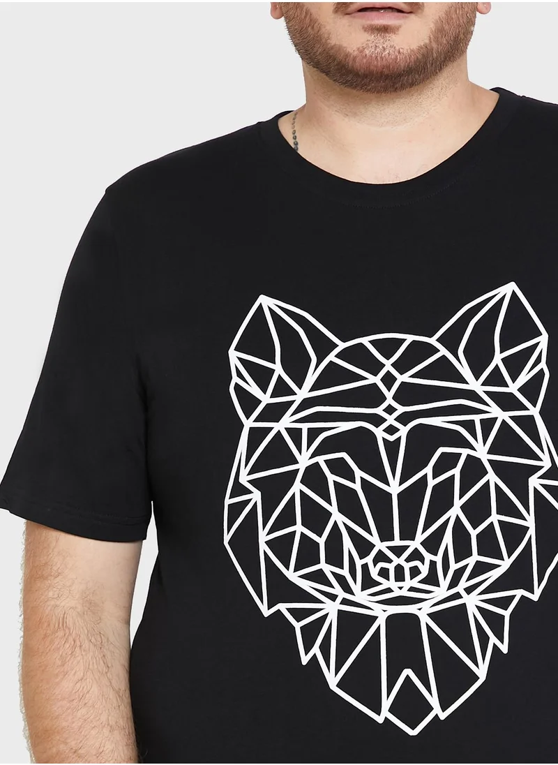 Seventy Five Plus Size Graphic T Shirt