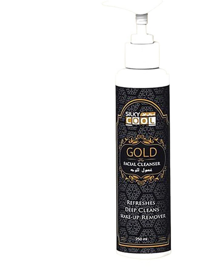 Silky Cool Silky Cool Gold Facial Cleanser for Refreshes Deep Cleans & Make Up Remover 250ml  - Image 1