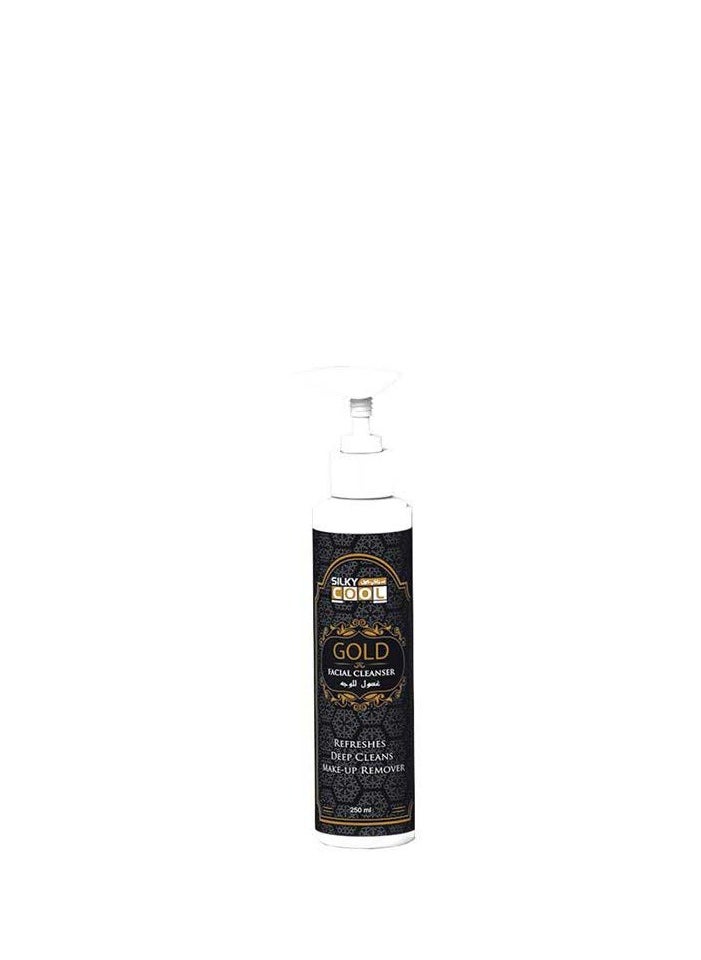 Silky Cool Silky Cool Gold Facial Cleanser for Refreshes Deep Cleans & Make Up Remover 250ml  - Image 4