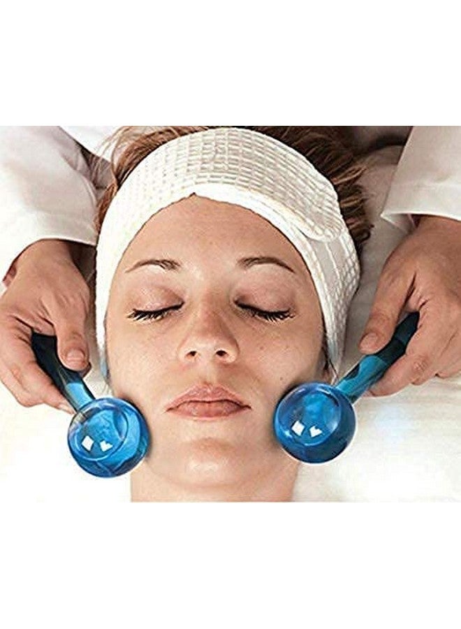 Dkriva Smart Magic Cool Face Roller Ball // Facial Ice Globe // Facial Massage Tools for Face and Neck (Pack of 2) - Image 2