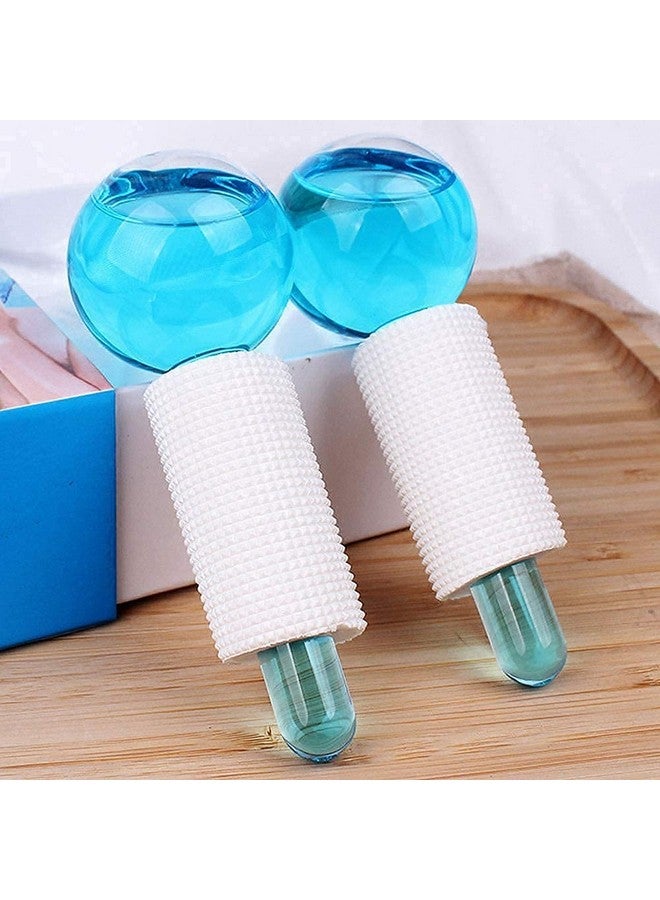 Dkriva Smart Magic Cool Face Roller Ball // Facial Ice Globe // Facial Massage Tools for Face and Neck (Pack of 2) - Image 1