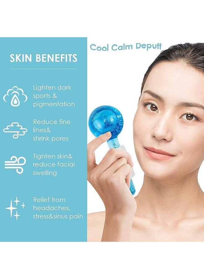 Dkriva Smart Magic Cool Face Roller Ball // Facial Ice Globe // Facial Massage Tools for Face and Neck (Pack of 2) - Image 5