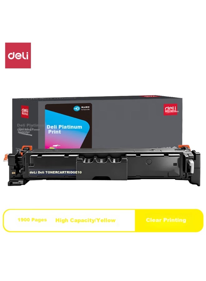 Deli Crg069 Yellow Toner Cartridge With Chip For Canon Mf752cdw, Lbp673cdw, Lbp673cdn, Lbp674cx Printers, 1900 Pages - Image 1