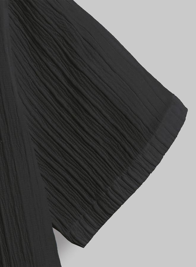 Styli Texture Short Sleeve Buttoned Shirt - Image 4