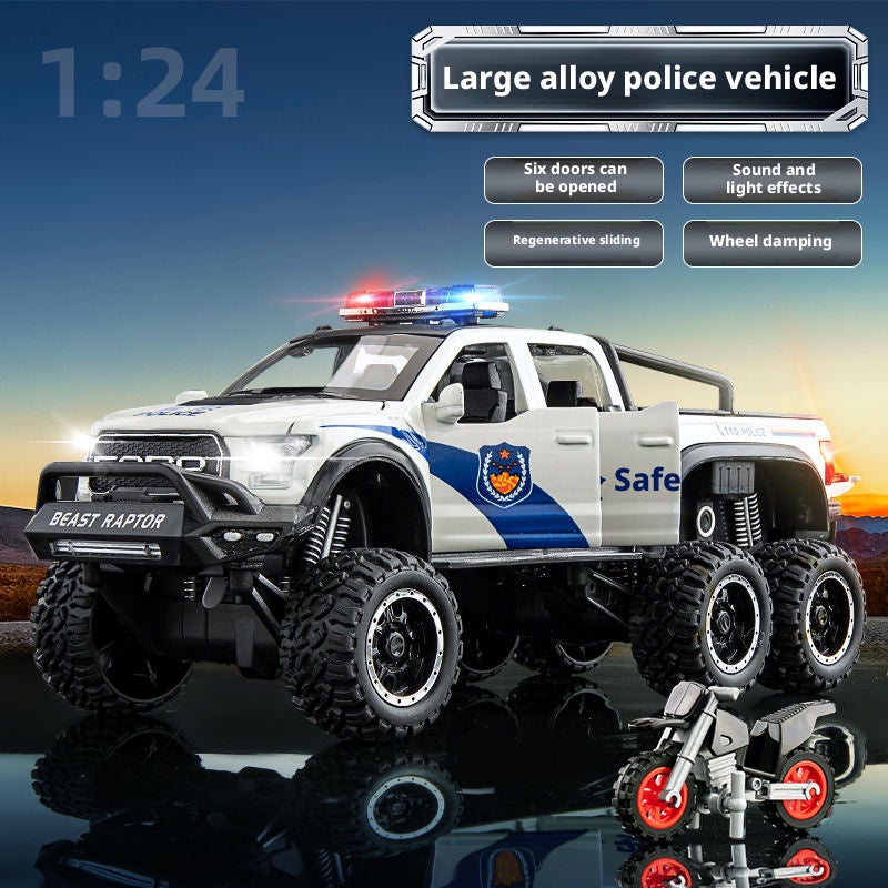 Die-Cast Alloy Raptor Off-Road Pickup Truck Toy for Boys - Image 5