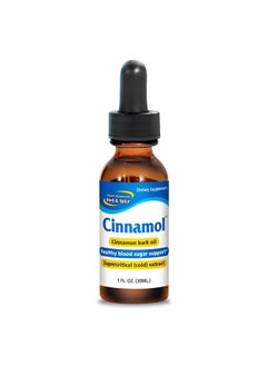 North American Herb & Spice Cinnamol 1 Fl Oz. Cinnamon Bark Oil Freshens Breath Kosher 286 Servings  - Image 1