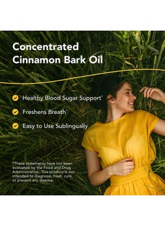 North American Herb & Spice Cinnamol 1 Fl Oz. Cinnamon Bark Oil Freshens Breath Kosher 286 Servings  - Image 3
