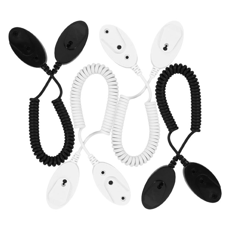 4pcs Remote Control Holders With Spring Ropes Remote Control Tether with Adhesive Holder Retractable Security for Other Small Devices - Image 5