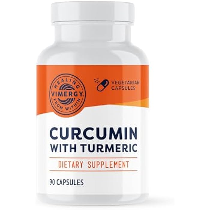 Vimergy Curcumin with Turmeric Supplement, 1000mg Curcumin Extract/Serving – Liquid Capsules - Non-GMO, Gluten-Free, Kosher, Vegan & Paleo Friendly Turmeric Curcumin Supplement - Image 1