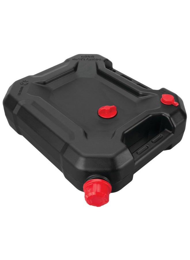 Performance Tool Performance Tool W4076 10-Quart Oil Drain Container, Deep Drain Well, Integrated Handles, Sealing Rubber Gaskets, Black  - Image 1