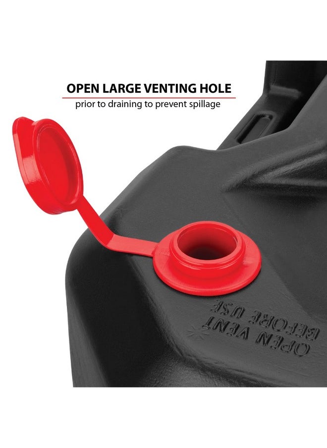 Performance Tool Performance Tool W4076 10-Quart Oil Drain Container, Deep Drain Well, Integrated Handles, Sealing Rubber Gaskets, Black  - Image 3