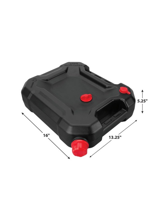 Performance Tool Performance Tool W4076 10-Quart Oil Drain Container, Deep Drain Well, Integrated Handles, Sealing Rubber Gaskets, Black  - Image 5