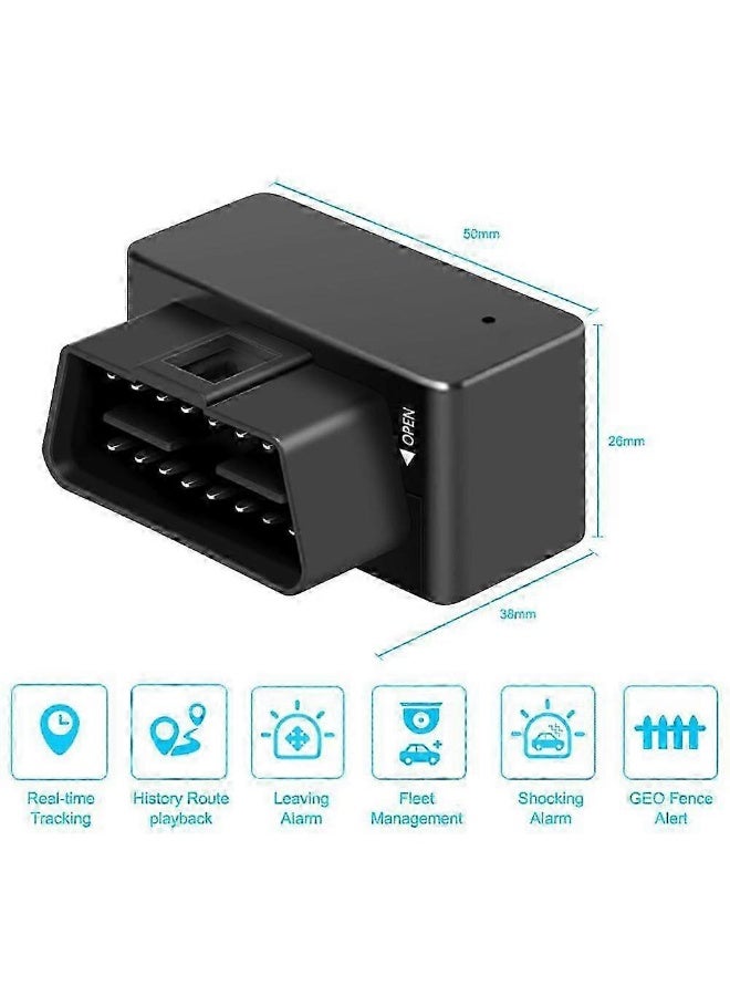 Terabyte جهاز تتبع GPS تتبع السيارة تتبع في الوقت الحقيقي مراقبة الصوت موقع صغير صدمة وتوصيل أسود - Image 2