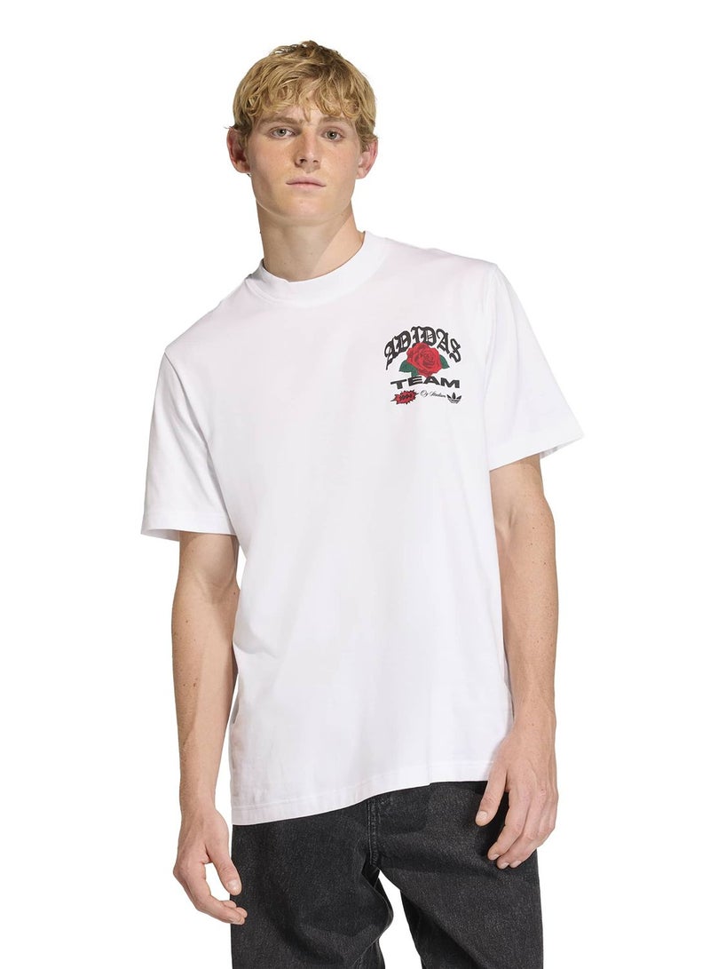 Adidas Gfx T-Shirt Roses - Image 1