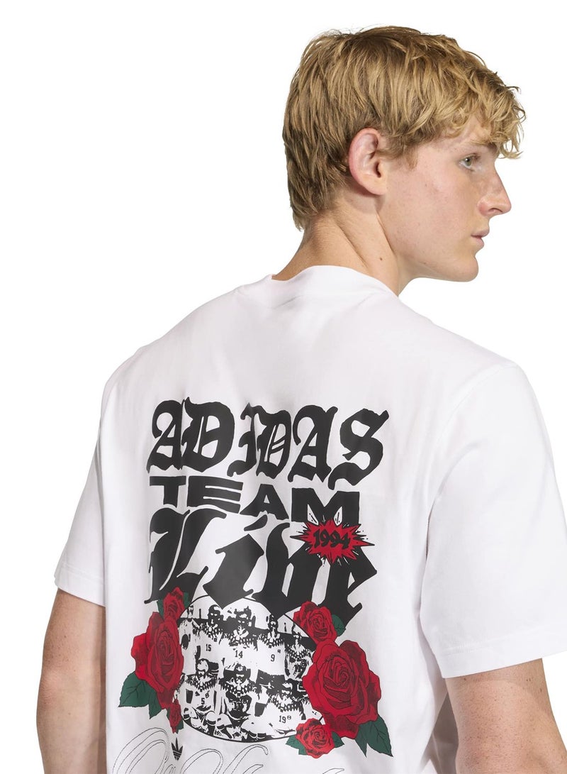 Adidas Gfx T-Shirt Roses - Image 4